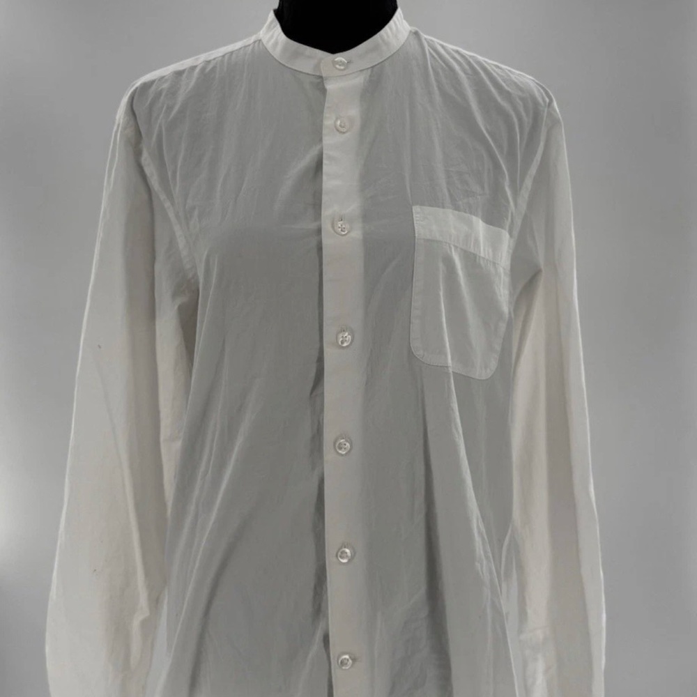 Women’s Reiss 100% Cotton White Lightweight Button Down Shirt Size Medium